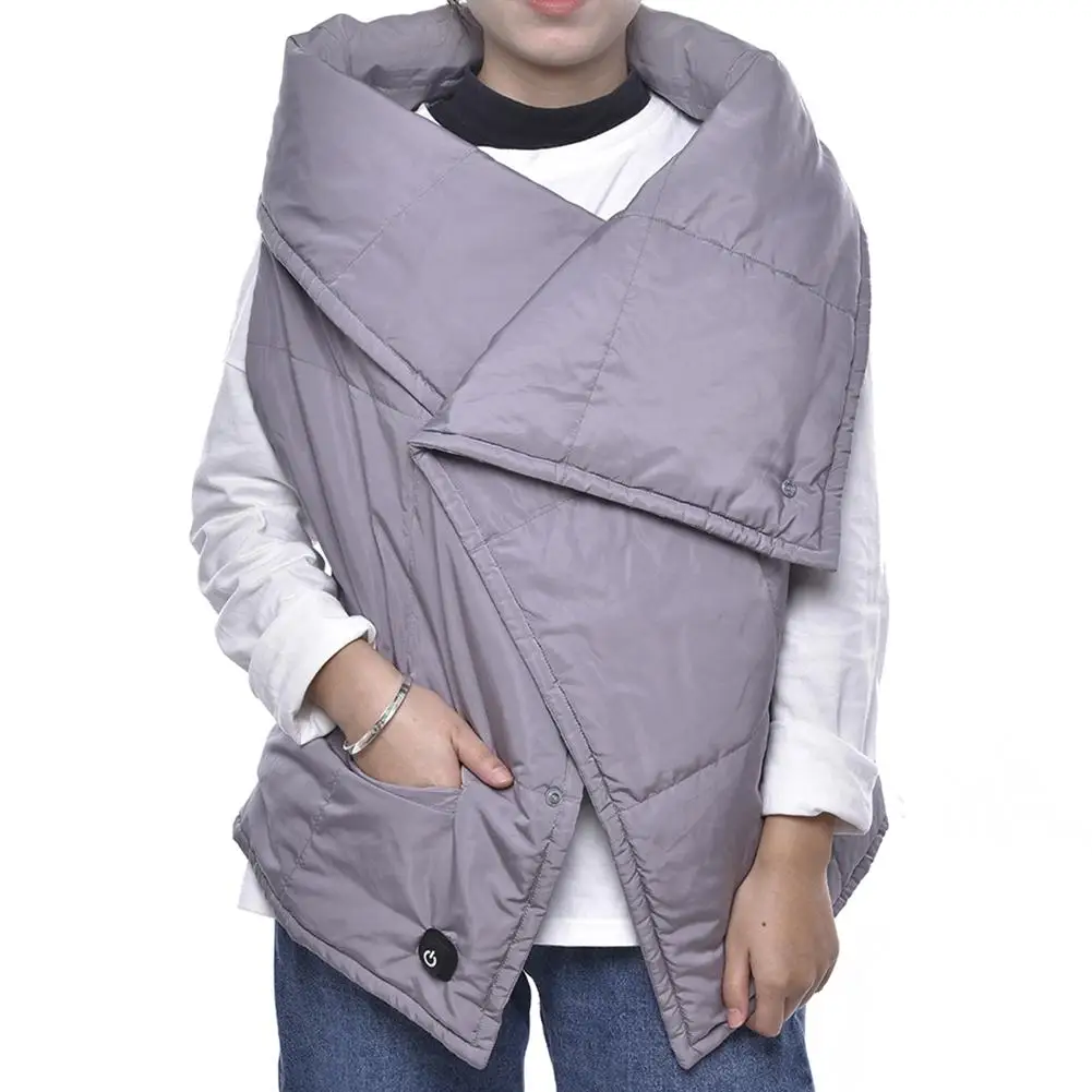Многофункциональная куртка с подогревом через USB жилет электрическим одеяло