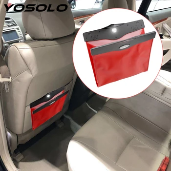 YOSOLO Multifunction For Door Side Seat Back PU Leather LED Light Car Trash Car Organizer Storage Box Interior Accessories
YOSOLO Multifunction For Door Side Seat Back PU Leather LED Light Car Trash Car Organizer Storage Box Interior Accessories