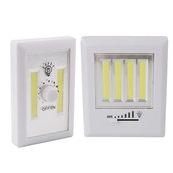 2 Pcs Adjustable Brightness LED Night Light Wireless LED Wall Lamp Battery Powered Closet Cordless COB Switch Light, 11.5x7.6x3.
2 Pcs Adjustable Brightness LED Night Light Wireless LED Wall Lamp Battery Powered Closet Cordless COB Switch Light, 11.5x7.6x3.