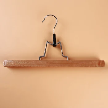1Pc 25*16.5cm Natural Solid Wood Pants Hangers Skirt Hangers Clips Slack Hanger Home Clothing Storage
1Pc 25*16.5cm Natural Solid Wood Pants Hangers Skirt Hangers Clips Slack Hanger Home Clothing Storage