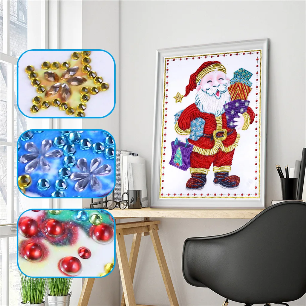 Special Shaped Diamonds Painting Christmas Snowman Santa Claus DIY 5D Partial Drill Cross Stitch Kits Crystal Embroidery Craft
Special Shaped Diamonds Painting Christmas Snowman Santa Claus DIY 5D Partial Drill Cross Stitch Kits Crystal Embroidery Craft