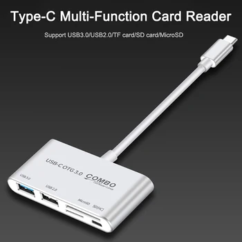 5-IN-1 USB C to Multi SD Micro SD Card Reader Adapter Type-C USB-C HUB OTG 3.0 Micro USB Splitter Memory Card Adapter
5-IN-1 USB C to Multi SD Micro SD Card Reader Adapter Type-C USB-C HUB OTG 3.0 Micro USB Splitter Memory Card Adapter