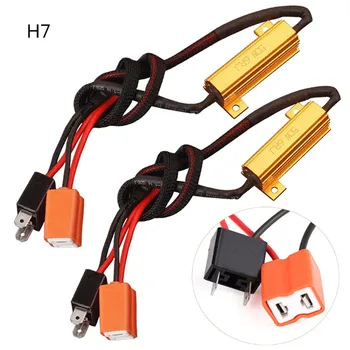 2Pcs 50W H7/9005/9006 Car Load Resistor Error Canceller LED Decoder Canbus Free Wiring Canceller Decoder Light
2Pcs 50W H7/9005/9006 Car Load Resistor Error Canceller LED Decoder Canbus Free Wiring Canceller Decoder Light