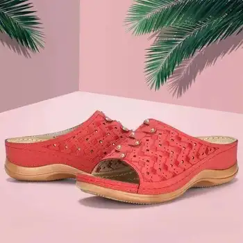 New Women Slippers Comfy Platform Flat Sole PU Leather Shoes Ladies Casual Soft Big Toe Wedges Ladies Plus Size Slippers
New Women Slippers Comfy Platform Flat Sole PU Leather Shoes Ladies Casual Soft Big Toe Wedges Ladies Plus Size Slippers