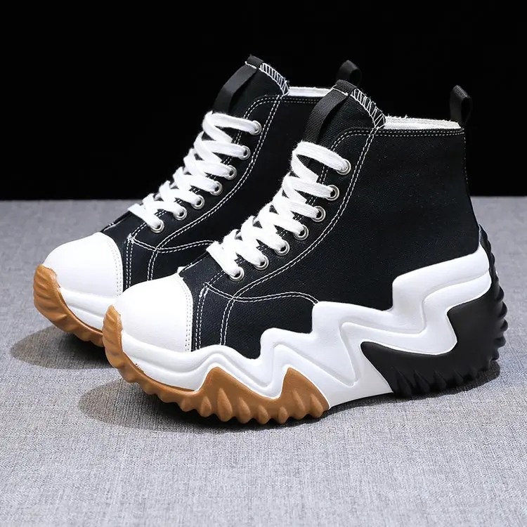 Canvas Shoes Run Star Motion Black Convers High Top Sneaker JKP4826 Canvas Shoes Run Star Motion Black Convers High Top Sneaker JKP4826