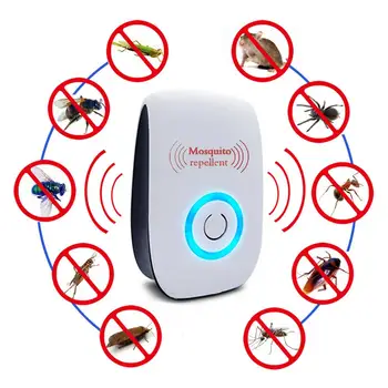 Behogar Electronic Upgraded Ultrasound Mosquito Repellent Anti Insect Mouse Cockroach Killer Control Device EU/US/UK/AU Plug
Behogar Electronic Upgraded Ultrasound Mosquito Repellent Anti Insect Mouse Cockroach Killer Control Device EU/US/UK/AU Plug