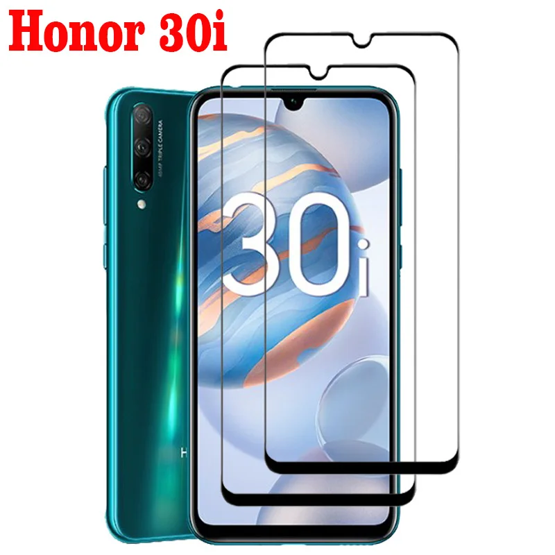 Закаленное 3D стекло с полным покрытием для Huawei Honor 30I 2 шт. полноэкранная Защитная