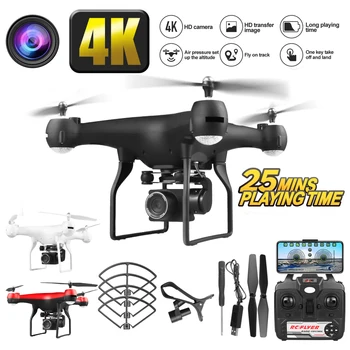 F68 WiFi FPV RC Drone 4K Wide Angle Adjustable ESC HD Camera Altitude Hold RC Quadcopter Drone -25min Flight Time Nice Gifr&Toy
F68 WiFi FPV RC Drone 4K Wide Angle Adjustable ESC HD Camera Altitude Hold RC Quadcopter Drone -25min Flight Time Nice Gifr&Toy