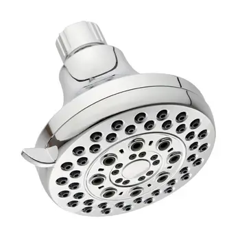 Electroplating 5-Setting Shower Head High Pressure Angle Adjustable Showerhead with Anti-Clog Jets
Electroplating 5-Setting Shower Head High Pressure Angle Adjustable Showerhead with Anti-Clog Jets