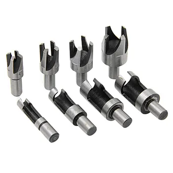 8pc 5/8" 1/2" 3/8" 1/4" Wood Plug Cutter Cutting Tool Drill Bit Set Straight And Tapered Taper Woodworking Cork Drill Bit Knife
8pc 5/8" 1/2" 3/8" 1/4" Wood Plug Cutter Cutting Tool Drill Bit Set Straight And Tapered Taper Woodworking Cork Drill Bit Knife
