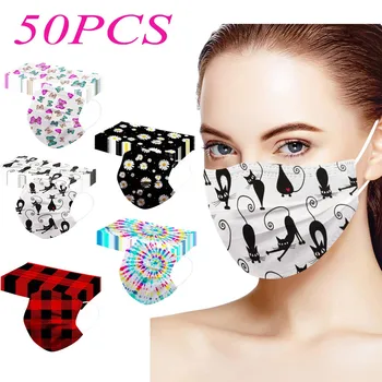50PC Adult Disposable Face Mask Unisex Cartoon Unwashable 3Ply Face Masks mondmasker masker Protect Breathable face mask fashion
50PC Adult Disposable Face Mask Unisex Cartoon Unwashable 3Ply Face Masks mondmasker masker Protect Breathable face mask fashion