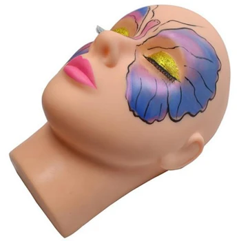 Silicone Head Mannequin Flat Head Silicone Practice False Eyelash Extensions Makeup Model Massage Training Stand Rack
Silicone Head Mannequin Flat Head Silicone Practice False Eyelash Extensions Makeup Model Massage Training Stand Rack