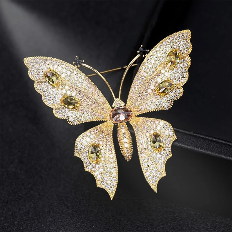 Cute Butterfly Brooches for Women Bling Pink Yellow Rhinestone AAA Zircon Brooch Luxury Crystal Insect Broches Pin Jewelry Gift
Cute Butterfly Brooches for Women Bling Pink Yellow Rhinestone AAA Zircon Brooch Luxury Crystal Insect Broches Pin Jewelry Gift