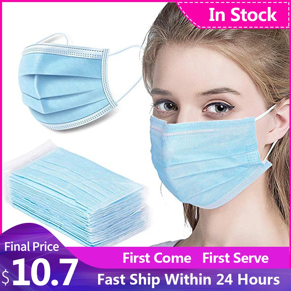 200PCS Disposable Medical Mask Anti Virus PM2.5 Mask Surgical Face Masks Anti-Dust 3 Layers Nonwoven Mouth Mask
200PCS Disposable Medical Mask Anti Virus PM2.5 Mask Surgical Face Masks Anti-Dust 3 Layers Nonwoven Mouth Mask