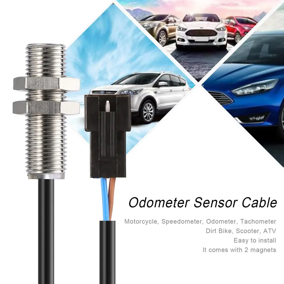 ATV Digital Odometer Sensor Cable + 2 Magnet For Motorcycle Dirt Bike Scooter ATV Digital Odometer Speedometer Tachometer
ATV Digital Odometer Sensor Cable + 2 Magnet For Motorcycle Dirt Bike Scooter ATV Digital Odometer Speedometer Tachometer