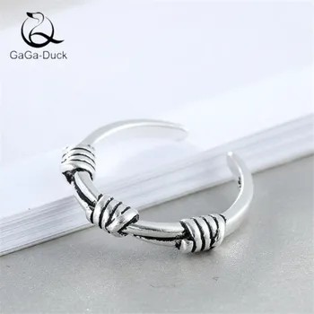 Eorope And The United States Style Spring Personality 925 Sterling Retro Jewelry Rope Knot Shaped Opening Rings R484
Eorope And The United States Style Spring Personality 925 Sterling Retro Jewelry Rope Knot Shaped Opening Rings R484