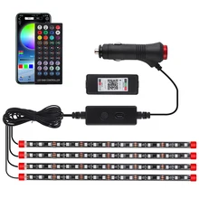 New Car Foot Light Ambient Lamp With Backlight App Remote Box Control Multiple Modes Interior Decorative Atmosphere Lights
New Car Foot Light Ambient Lamp With Backlight App Remote Box Control Multiple Modes Interior Decorative Atmosphere Lights