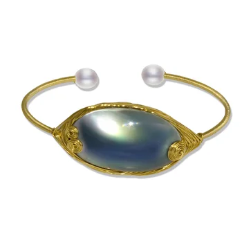 ZHIXI Pearl Bracelets For Women Natural seawater mabe Pearl Bracelets 22-30mm Trendy Birthday Gift S323
ZHIXI Pearl Bracelets For Women Natural seawater mabe Pearl Bracelets 22-30mm Trendy Birthday Gift S323