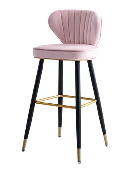 Nordic light luxury solid wood bar chair swivel American high chair stylish bar chair simple back high stool
Nordic light luxury solid wood bar chair swivel American high chair stylish bar chair simple back high stool