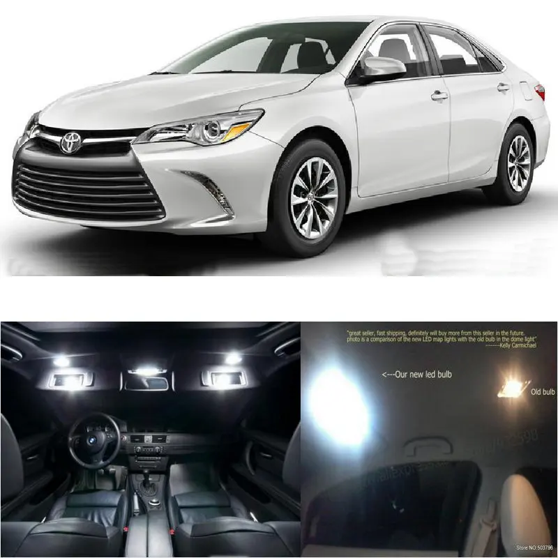 LED Interior Car Lights For Toyota new camry 7 7.5 room dome map reading foot door lamp error free 11pc
LED Interior Car Lights For Toyota new camry 7 7.5 room dome map reading foot door lamp error free 11pc
