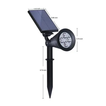 Outdoor Lighting LED Landscape Solar Lights Color Changing Spotlight Garden Lamp Waterproof Backyard Decoration Night Lampara
Outdoor Lighting LED Landscape Solar Lights Color Changing Spotlight Garden Lamp Waterproof Backyard Decoration Night Lampara