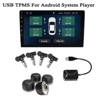 TPMS Car Tire Pressure Monitoring System With 4 Sensors For Car With Android Display USB Connection Freescale Chip
TPMS Car Tire Pressure Monitoring System With 4 Sensors For Car With Android Display USB Connection Freescale Chip