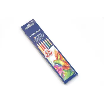 Color pencils Staedtler Noris, three-sided, 6 colors, Karto 
Color pencils Staedtler Noris, three-sided, 6 colors, Karto