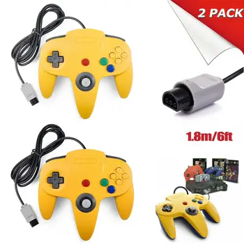 1x 2x Long Wired Remote N64 Game Controller Analog Gaming Joystick Gamepad For N64 Video retro Game Console
1x 2x Long Wired Remote N64 Game Controller Analog Gaming Joystick Gamepad For N64 Video retro Game Console
