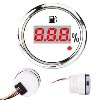0-190ohm / 240-33ohm Digital Fuel Level Gauge For Boat Car Motor with Red Backlight
0-190ohm / 240-33ohm Digital Fuel Level Gauge For Boat Car Motor with Red Backlight