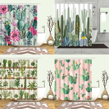 Plants Green leaves Cactus Shower Curtain Wash Bathroom Shower Waterproof Mildewproof Decor with12 Hooks large 180x200 cm
Plants Green leaves Cactus Shower Curtain Wash Bathroom Shower Waterproof Mildewproof Decor with12 Hooks large 180x200 cm