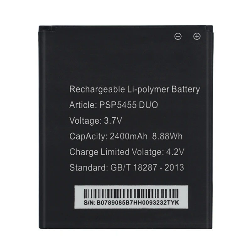 OHD оригинальный аккумулятор высокой емкости PSP 5455 для Prestigio DUO Bateria Batterie Мобильный