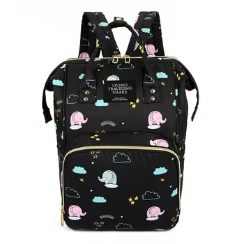 Mummy Bag Multifunction Outdoor Backpack Cartoon Print Large Capacity Baby Care Food Clothing Storage Handbag BZT051
Mummy Bag Multifunction Outdoor Backpack Cartoon Print Large Capacity Baby Care Food Clothing Storage Handbag BZT051