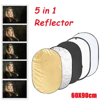 5 in1 Reflector Photography Studio Photo Oval Collapsible Light Reflector Portable Photo Disc Diffuser 24*36inch 60x90cm
5 in1 Reflector Photography Studio Photo Oval Collapsible Light Reflector Portable Photo Disc Diffuser 24*36inch 60x90cm