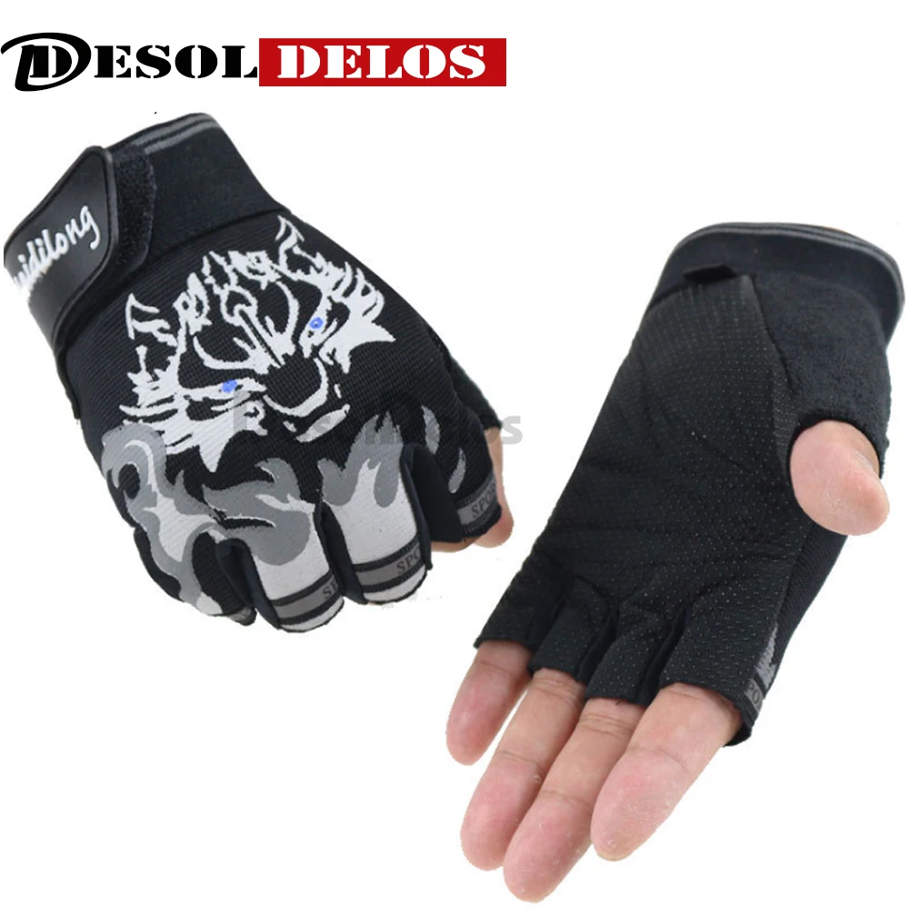 DesolDelos Men's Sport Gloves Bike Cycling Gloves Fingerless Fitness Mittens Luvas for Summer Autumn Sports Guantes with Wolf 
DesolDelos Men's Sport Gloves Bike Cycling Gloves Fingerless Fitness Mittens Luvas for Summer Autumn Sports Guantes with Wolf