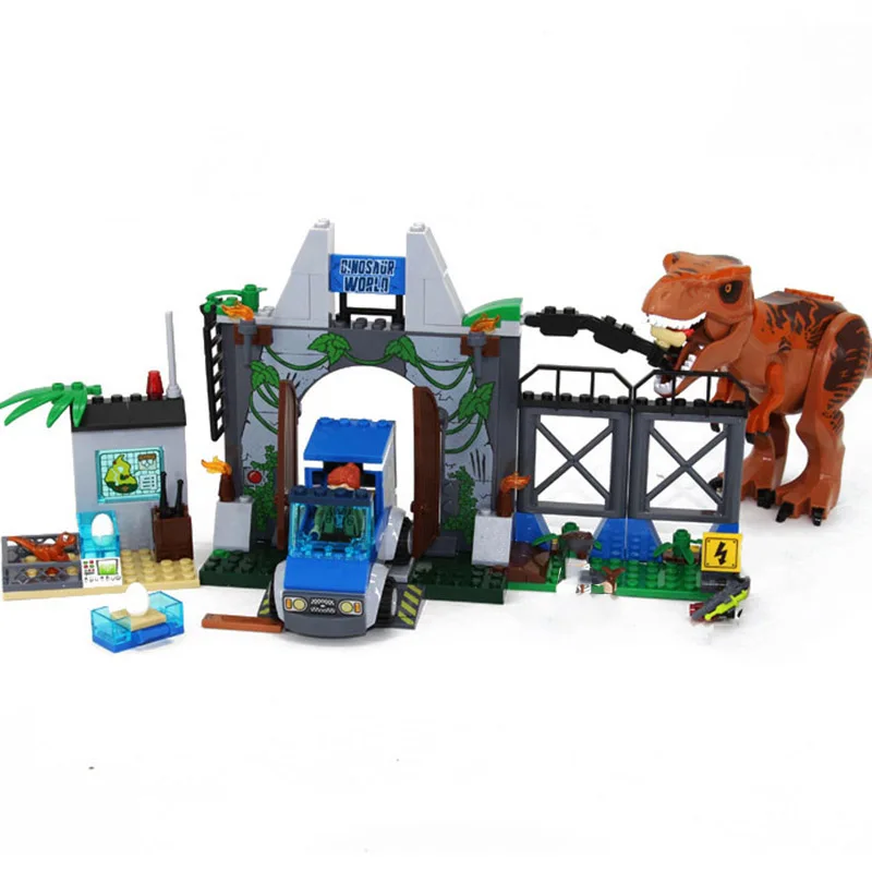 168pcs Tyrannosaurus Breakout Building Blocks Jurassic Compatible Jurassic Dinosaurs Toy for Children
168pcs Tyrannosaurus Breakout Building Blocks Jurassic Compatible Jurassic Dinosaurs Toy for Children
