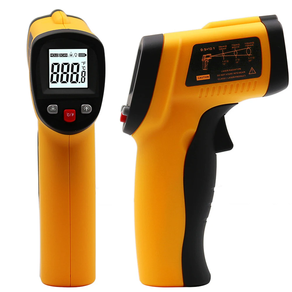 Infrared thermometer thermometer pyrometer infrared laser point gun -50 ~ 550 degrees Celsius