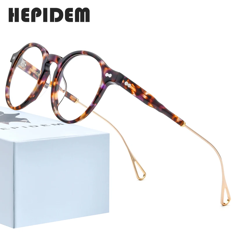 HEPIDEM Acetate Optical Eyeglasses Frame Men 2020 Round Myopia Optical Glasses Women Nerd Prescription Spectacles Eyewear 9121
HEPIDEM Acetate Optical Eyeglasses Frame Men 2020 Round Myopia Optical Glasses Women Nerd Prescription Spectacles Eyewear 9121