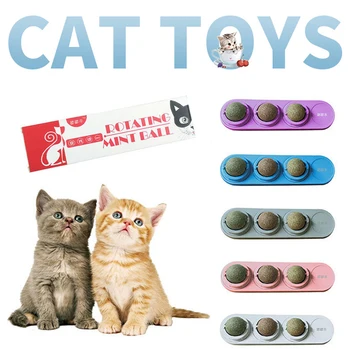 Funny Pet Cat Catnip Toys Rotated Catnip Ball Cat Healthy Edible Treating Mint Toy Clean Teeth Cat Molar Toy
Funny Pet Cat Catnip Toys Rotated Catnip Ball Cat Healthy Edible Treating Mint Toy Clean Teeth Cat Molar Toy