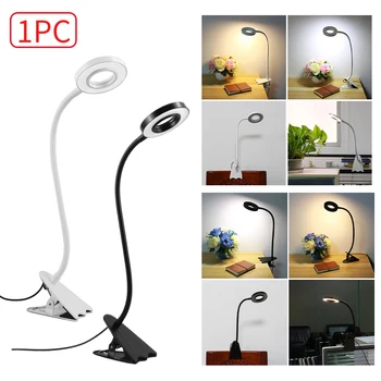 7W 3 Modes Reading Lamp 11 Dimming Dorm Brightness Adjustable USB Rechargeable LED Clip Light Flexible Gooseneck Bedroom Clamp 
7W 3 Modes Reading Lamp 11 Dimming Dorm Brightness Adjustable USB Rechargeable LED Clip Light Flexible Gooseneck Bedroom Clamp