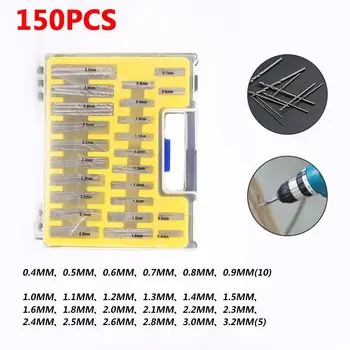 Precision Drill Bit HSS 150pcs Carpentry Hole Opener Electrical Accessories Small Tool Kit Twist Drill Bit Twist Drill Silver
Precision Drill Bit HSS 150pcs Carpentry Hole Opener Electrical Accessories Small Tool Kit Twist Drill Bit Twist Drill Silver