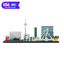 Moc City Netherlands Rotterdam Skyline Architecture Street View Building Blocks Modern House Scene House Model Toy Child Gift
Moc City Netherlands Rotterdam Skyline Architecture Street View Building Blocks Modern House Scene House Model Toy Child Gift