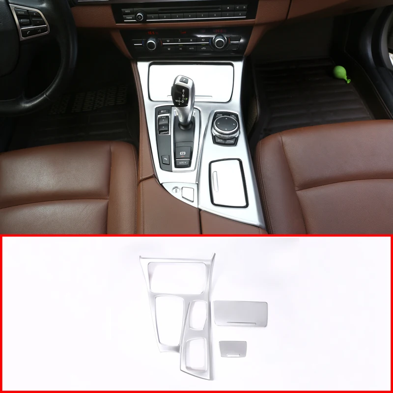 3 Pcs ABS Center Console Gear Shift Cover Trim For BMW 5 Series F10 2014-2017 520li 525li 530li Car Accessories Parts
3 Pcs ABS Center Console Gear Shift Cover Trim For BMW 5 Series F10 2014-2017 520li 525li 530li Car Accessories Parts