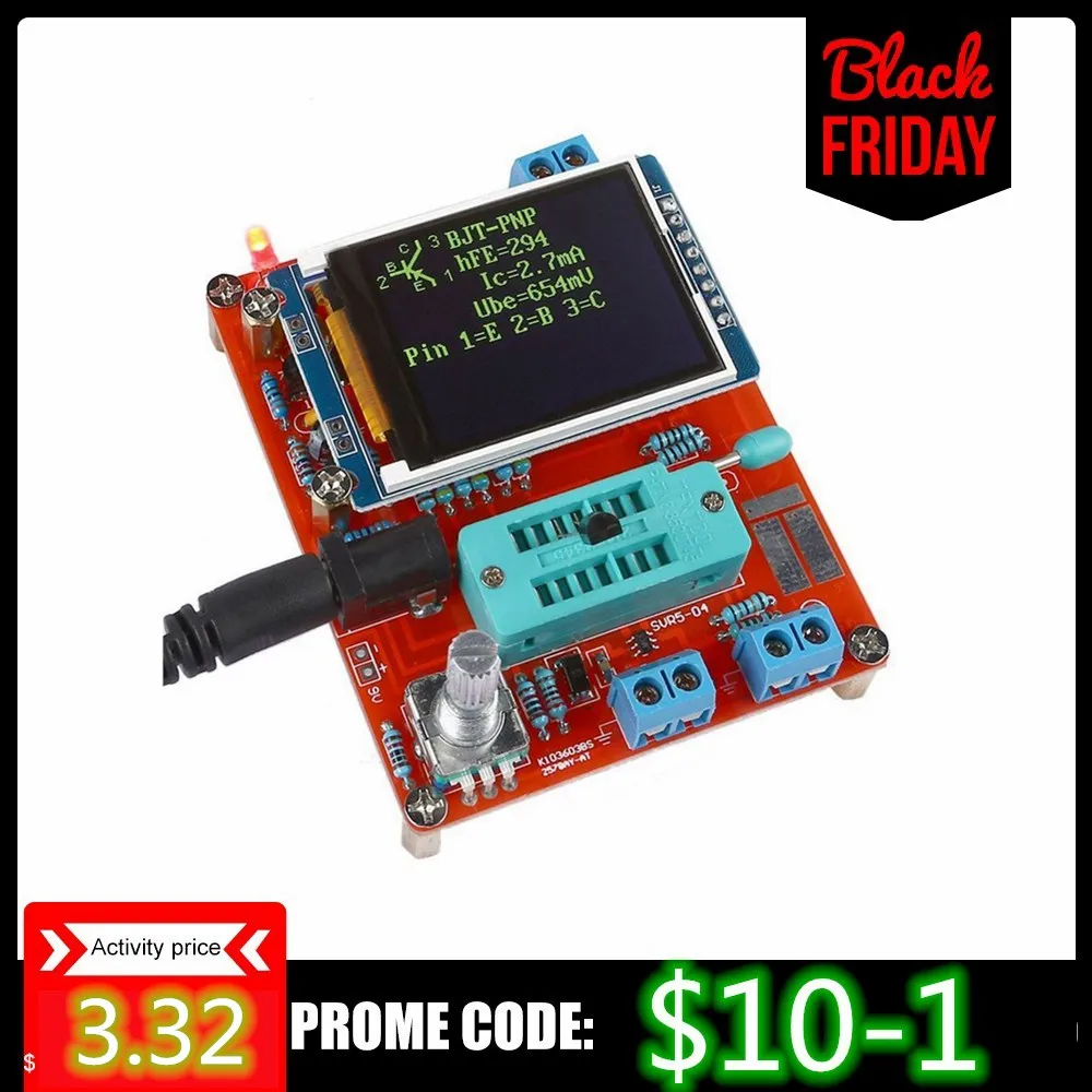 Multi-use Digital Multimeters Probe Auto Ranging DIY Kit GM328 Diode Capacitance Voltage PWM Meter LCD Display Counts
Multi-use Digital Multimeters Probe Auto Ranging DIY Kit GM328 Diode Capacitance Voltage PWM Meter LCD Display Counts
