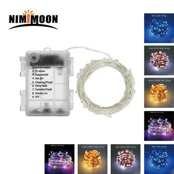 LED string lights 10M 5M 2M silver wire Garland home Christmas wedding party decoration powered by 5V USB battery
LED string lights 10M 5M 2M silver wire Garland home Christmas wedding party decoration powered by 5V USB battery