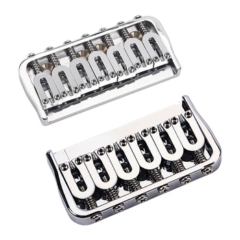 6-String Electric Guitar Saddle Bridge / Metal Fixed Bridge & 7 String Brass Saddle Bridge Strain Plate Bridge
6-String Electric Guitar Saddle Bridge / Metal Fixed Bridge & 7 String Brass Saddle Bridge Strain Plate Bridge