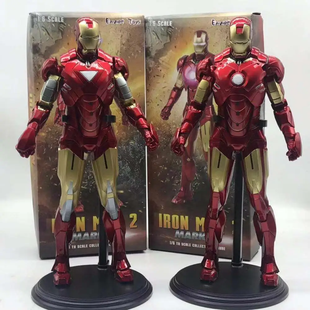 30cm Avengers 4 Endgame Infinity War Two styles IRON MAN 2 MARK IV MARK VI PVC 1/6TH Scale Collectible Figure
30cm Avengers 4 Endgame Infinity War Two styles IRON MAN 2 MARK IV MARK VI PVC 1/6TH Scale Collectible Figure