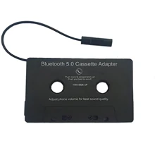 Car-Tape Cassette Adapter Smartphone Bluetooth with Led-Button Controlling Car-Tape Cassette Adapter Smartphone Bluetooth with Led-Button Controlling