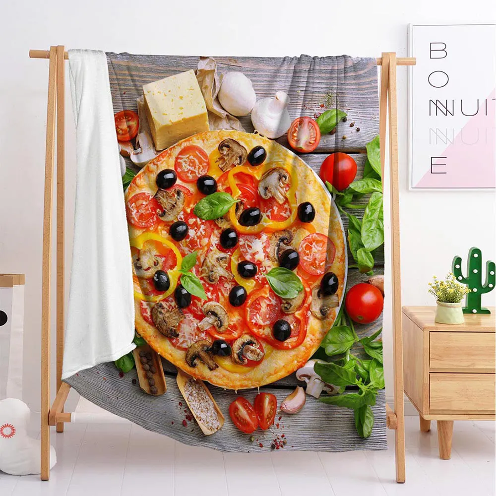 New soft blanket color dessert custom doughnut and pizza cover blanket sleeping blanket flannelette double single Plush bedding
New soft blanket color dessert custom doughnut and pizza cover blanket sleeping blanket flannelette double single Plush bedding