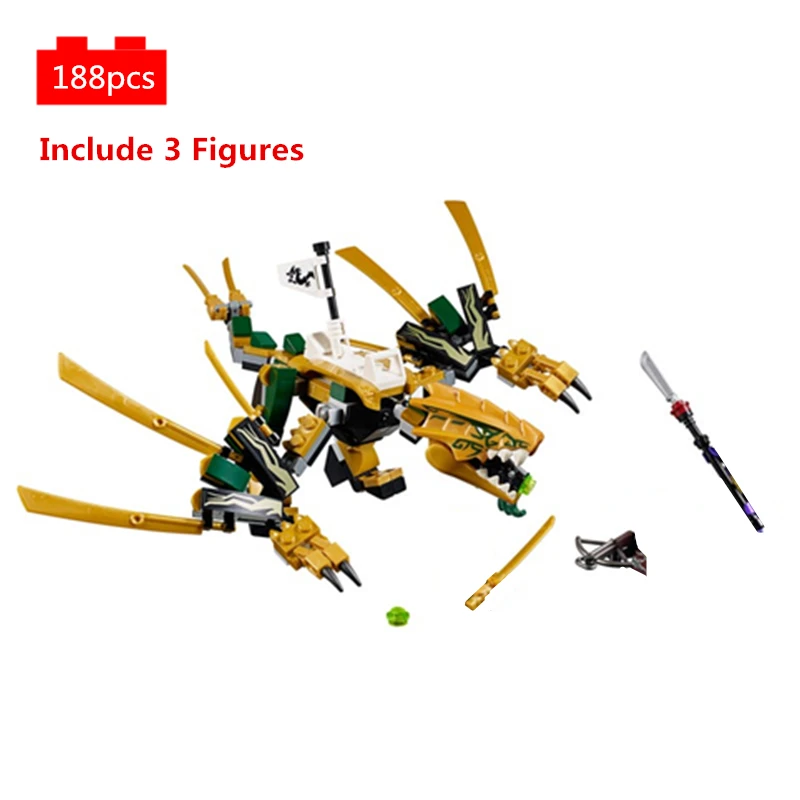 New Ninja The Golden Dragon Building Blocks sets Bricks Compatible Ninjagoed Classic Movie Model kit Kids Toys for Children gift
New Ninja The Golden Dragon Building Blocks sets Bricks Compatible Ninjagoed Classic Movie Model kit Kids Toys for Children gift