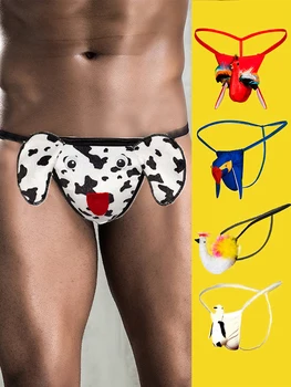 2020 men's G-Thongs Gay Sexy Panties Funny Dog Christmas Reindeer Pattern Mankini Thong Costume Underwear Underwear ZP009
2020 men's G-Thongs Gay Sexy Panties Funny Dog Christmas Reindeer Pattern Mankini Thong Costume Underwear Underwear ZP009